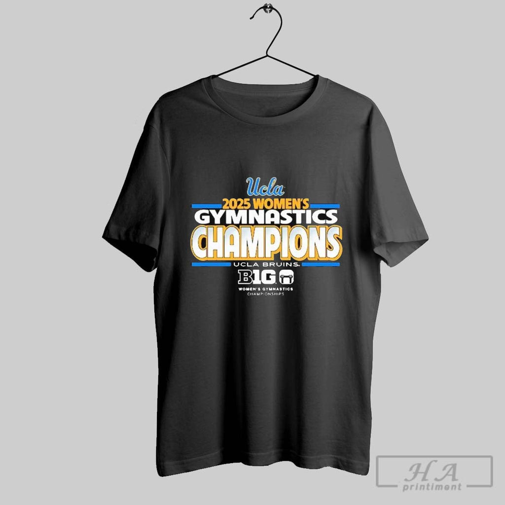 Official Ucla Bruins 2025 Womens Gymnastics Champions - Adult & Kids T-Shirts, Sweatshirts & Hoodies apparel design preview 1