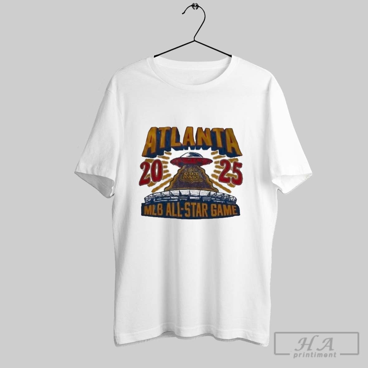Official Ufo Atlanta Braves Mlb All Star Game 2025 - Adult & Kids T-Shirts, Sweatshirts & Hoodies apparel design preview 1