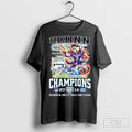 Official Uconn Wasabi Fenway Bowl Champions 27 14 - Adult & Kids T-Shirts, Sweatshirts & Hoodies apparel design preview 1