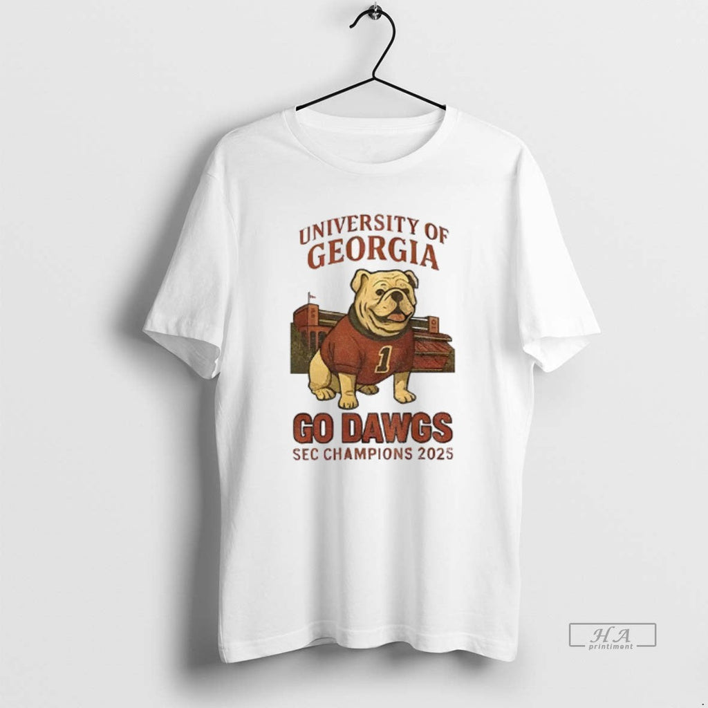 Official University Georgia Bulldog Football Go Dawgs - Adult & Kids T-Shirts, Sweatshirts & Hoodies apparel design preview 1