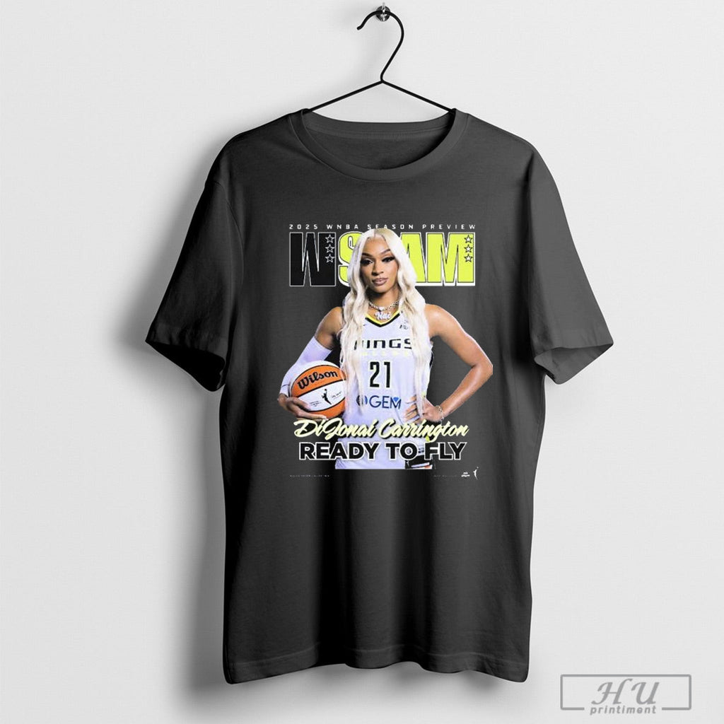 Official Wslam Dallas Wings Dijonai Carrington 2025 - Adult & Kids T-Shirts, Sweatshirts & Hoodies apparel design preview 1