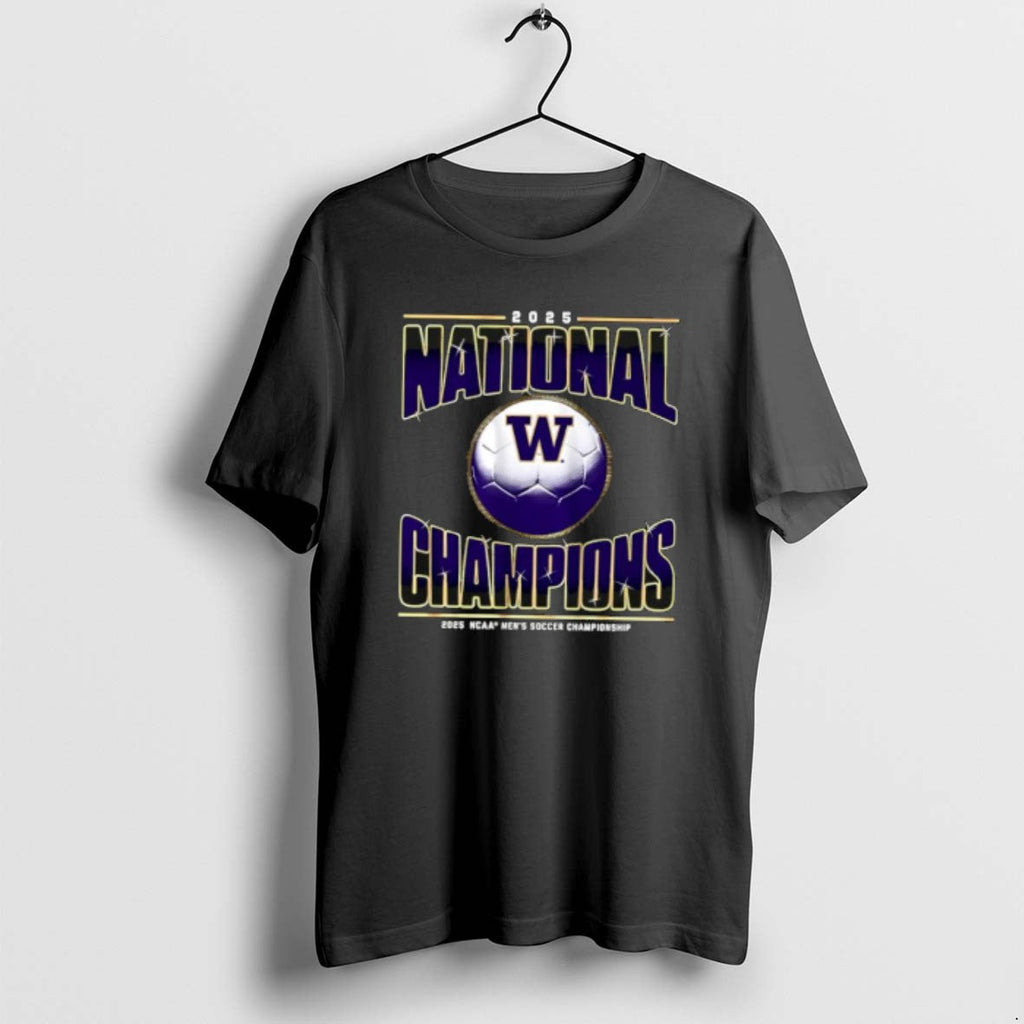 Official Washington Soccer 2025 National Champions - Adult & Kids T-Shirts, Sweatshirts & Hoodies apparel design preview 1
