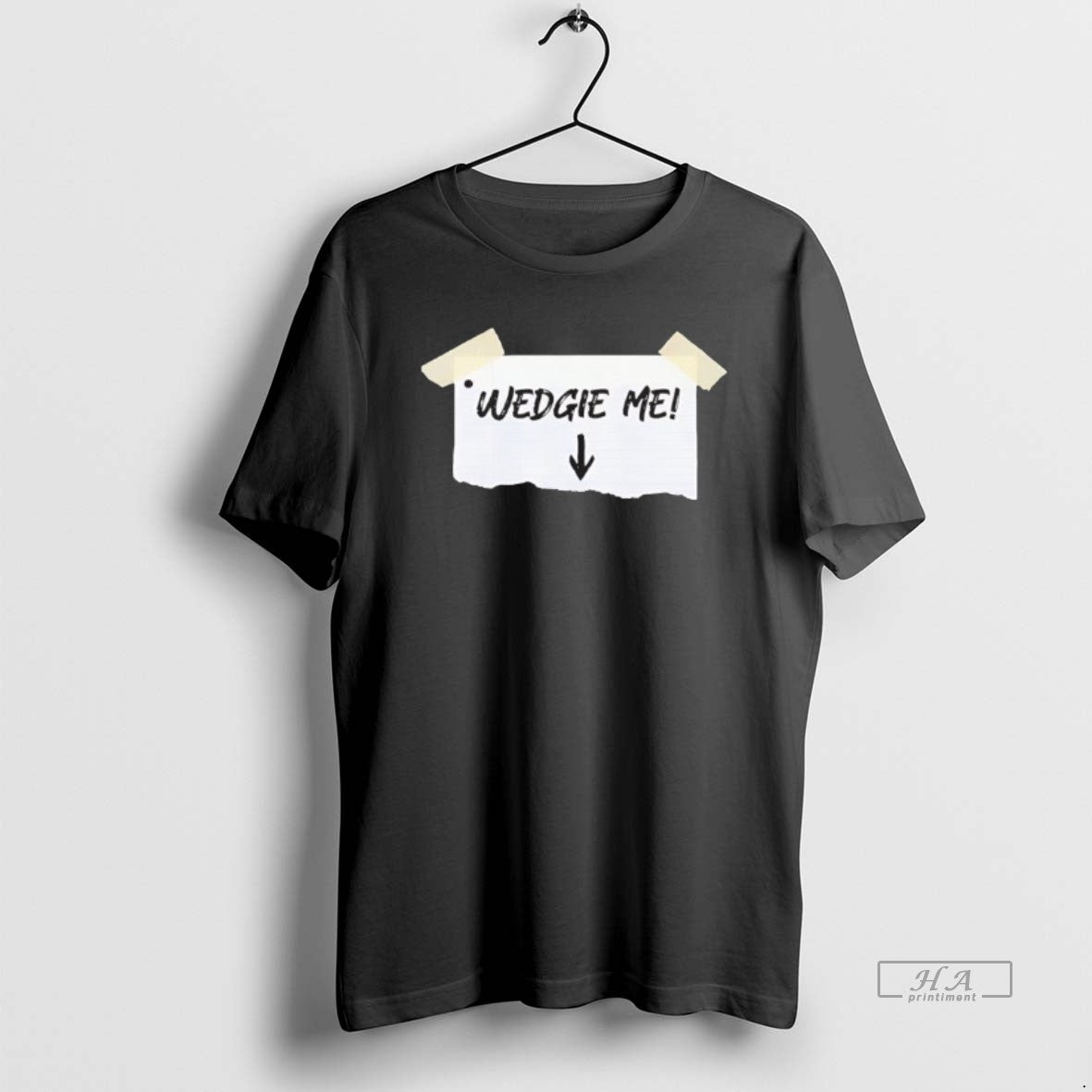 Official Wedgie Me Black - Adult & Kids T-Shirts, Sweatshirts & Hoodies apparel design preview 1
