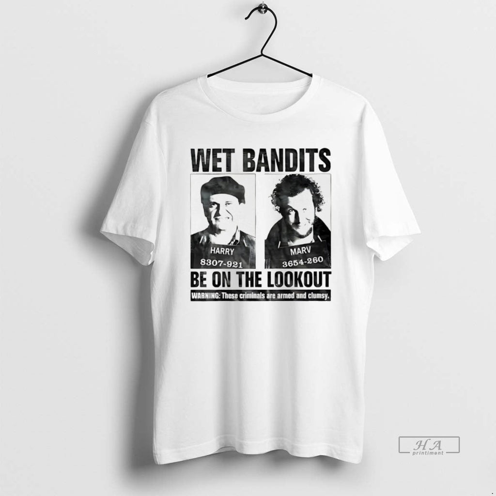 Official Wet Bandits Be Lookout - Adult & Kids T-Shirts, Sweatshirts & Hoodies apparel design preview 1