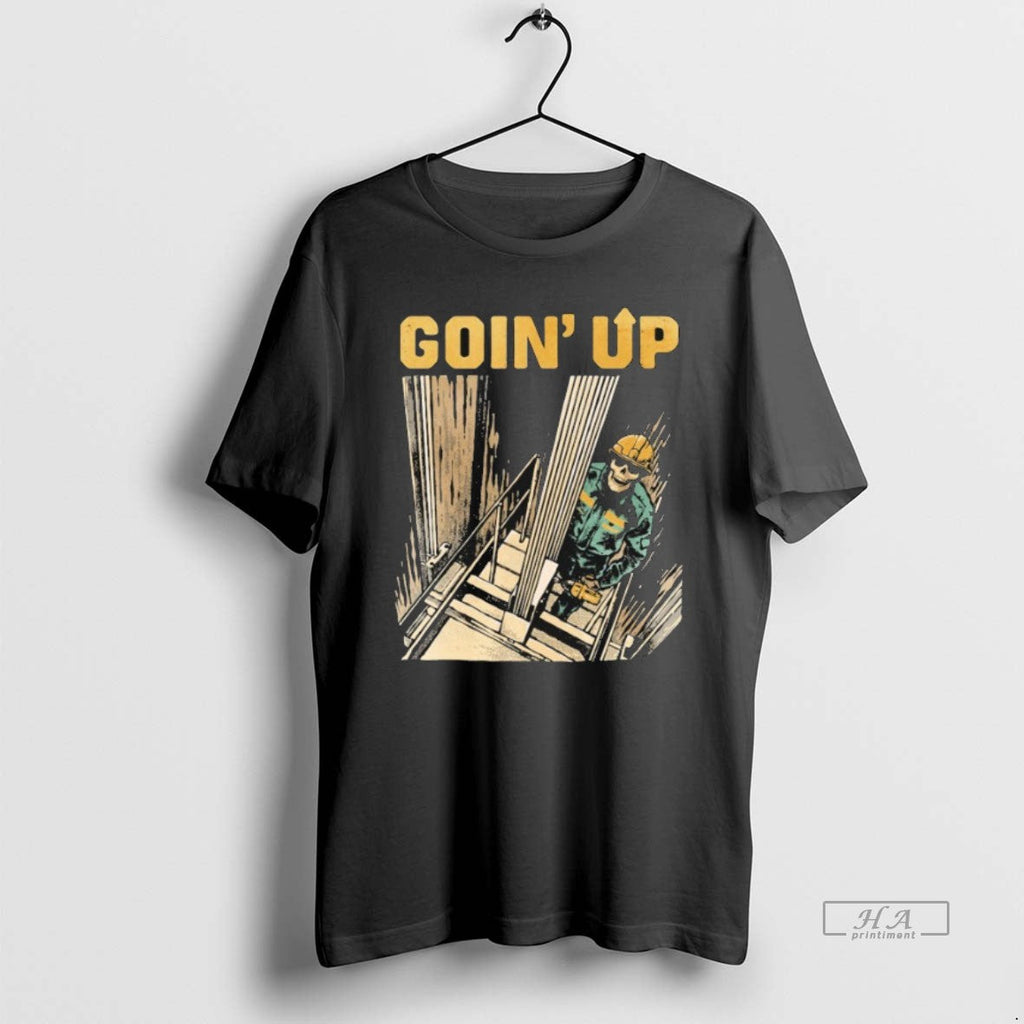 Official Workman Usa Goin Up Skeleton - Adult & Kids T-Shirts, Sweatshirts & Hoodies apparel design preview 1
