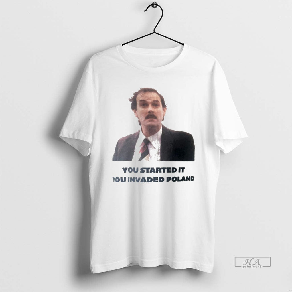 Official You Started Is Invaded Poland - Adult & Kids T-Shirts, Sweatshirts & Hoodies apparel design preview 1