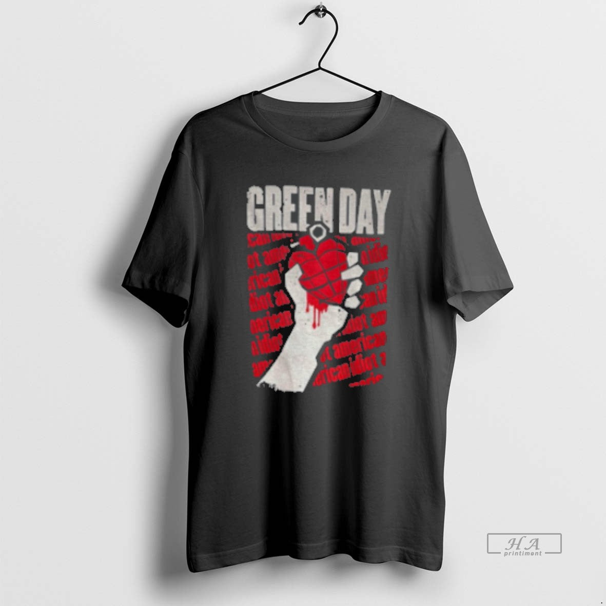 Official Green Day American Idiot Logo Classic - Adult & Kids T-Shirts, Sweatshirts & Hoodies apparel design preview 1