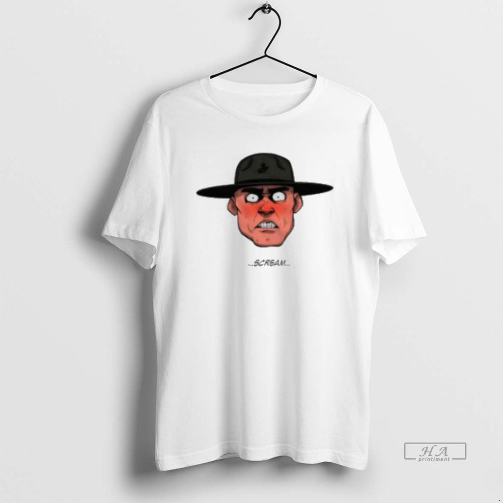Official Gunnery Sergeant Hartman Scream Classic - Adult & Kids T-Shirts, Sweatshirts & Hoodies apparel design preview 1