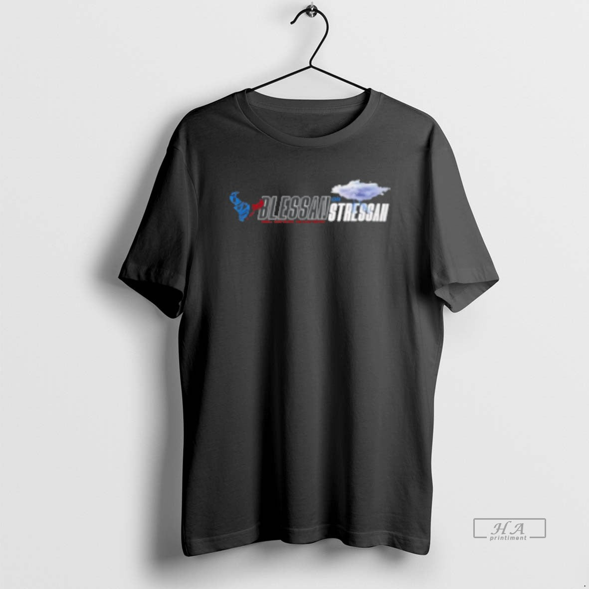 Official Houston Texans Blessan Stressan Classic - Adult & Kids T-Shirts, Sweatshirts & Hoodies apparel design preview 1
