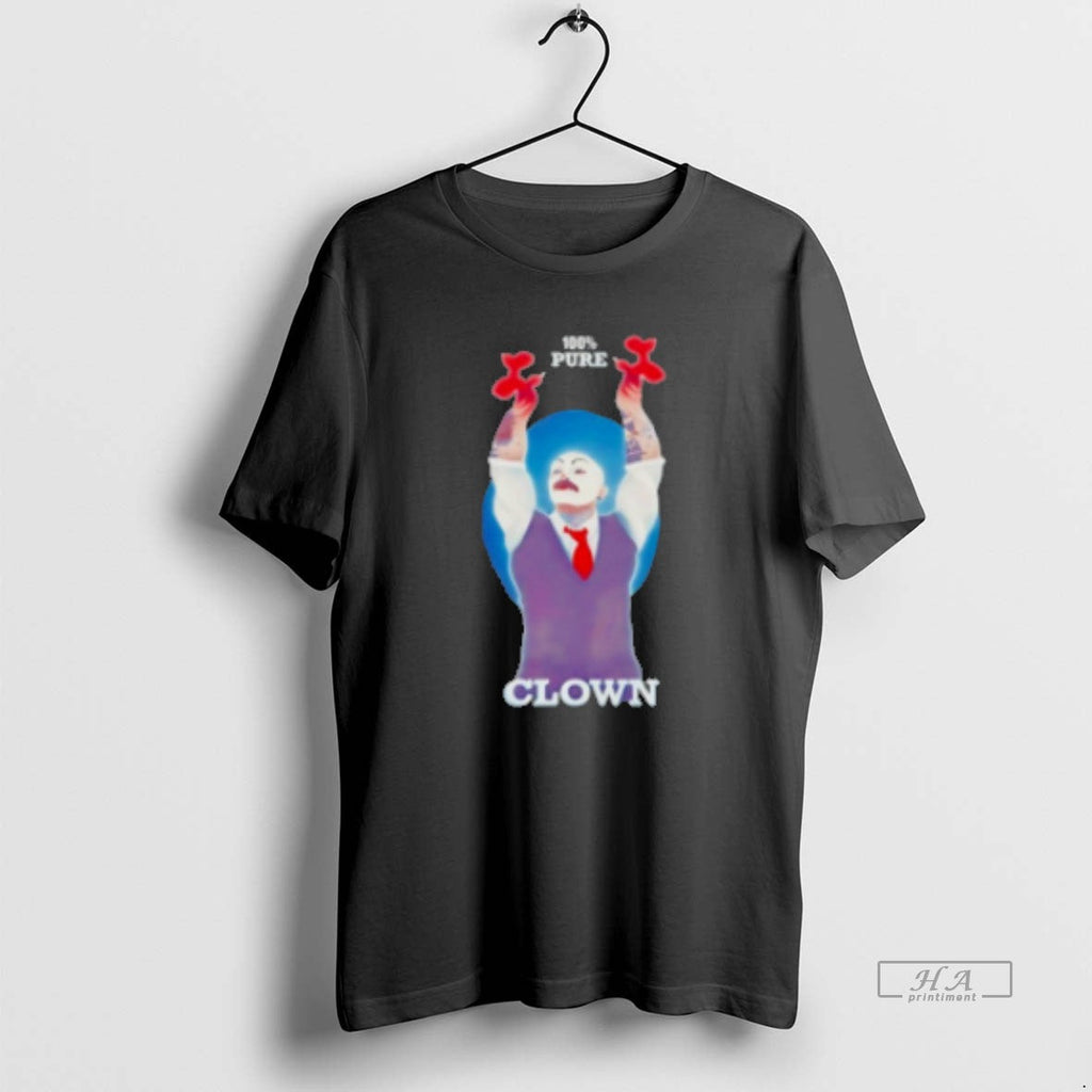 Official Hungry Clown 100 Percent Pure Classic - Adult & Kids T-Shirts, Sweatshirts & Hoodies apparel design preview 1