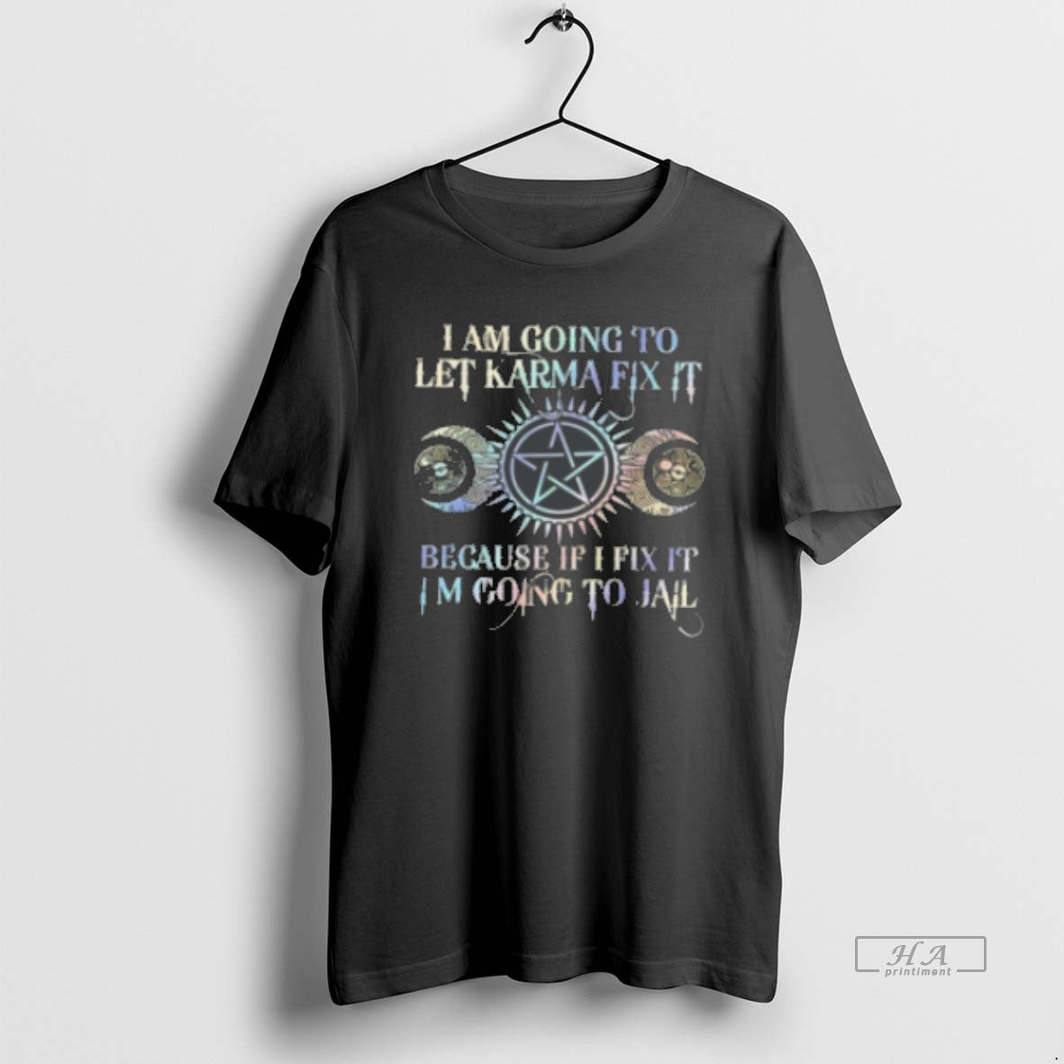 Official I Am Going Let Karma Fix Because If I39m - Adult & Kids T-Shirts, Sweatshirts & Hoodies apparel design preview 1