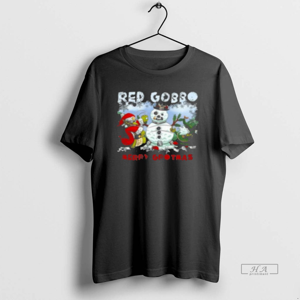 Official Warhammer Red Gobbo Merry Grotmas Classic - Adult & Kids T-Shirts, Sweatshirts & Hoodies apparel design preview 1