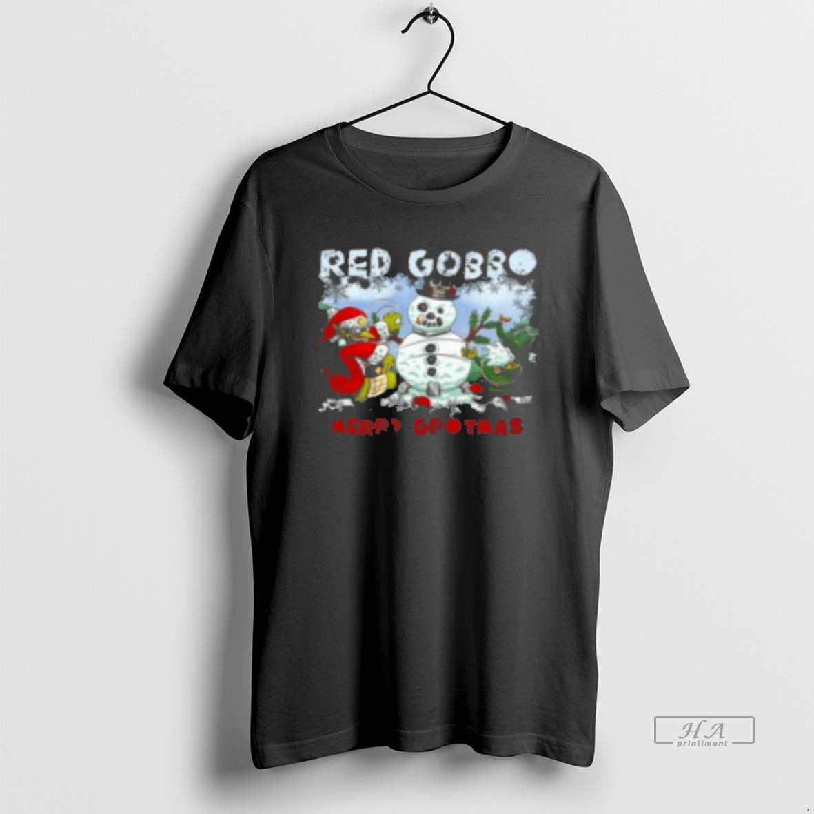 Official Warhammer Red Gobbo Merry Grotmas Classic - Adult & Kids T-Shirts, Sweatshirts & Hoodies apparel design preview 1
