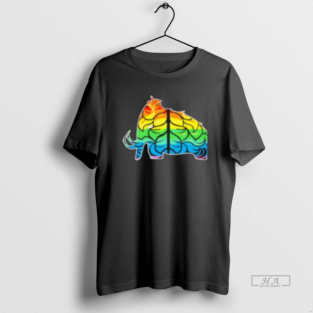 Official Wooli Mmiii Rainbow Mammoth Classic - Adult & Kids T-Shirts, Sweatshirts & Hoodies apparel design preview 1