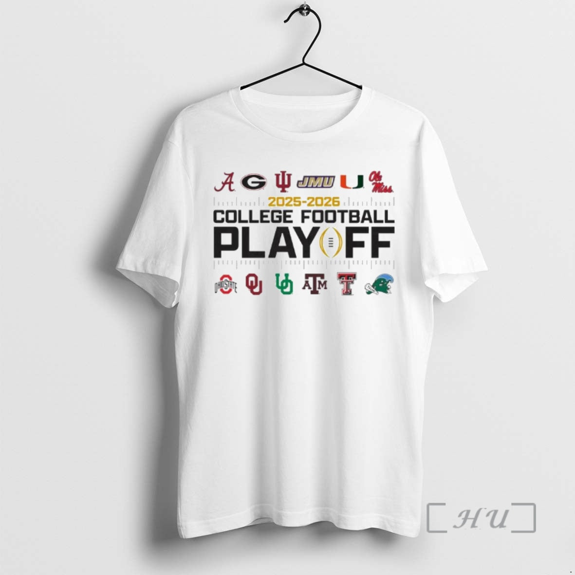 Officials 2025 2026 College Football Playoff 12 Team - Adult & Kids T-Shirts, Sweatshirts & Hoodies apparel design preview 1