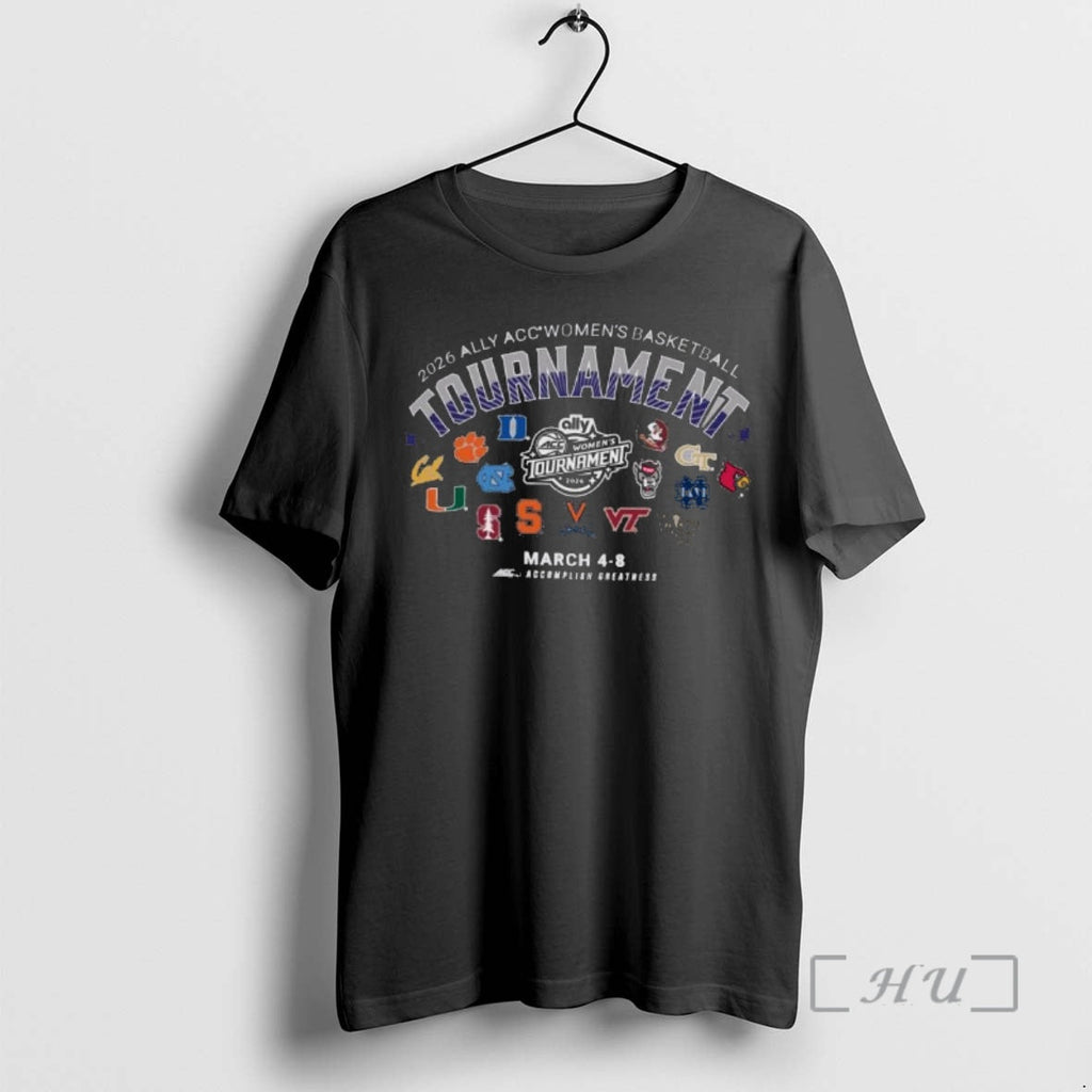 Officials 2026 Acc Womens Basketball Championship - Adult & Kids T-Shirts, Sweatshirts & Hoodies apparel design preview 1