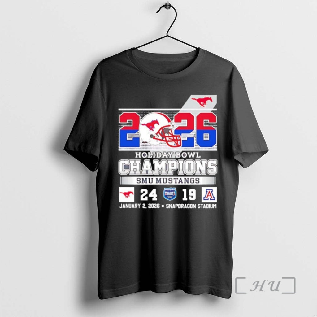 Officials 2026 Bowl Champions Smu Mustangs Jan 2 - Adult & Kids T-Shirts, Sweatshirts & Hoodies apparel design preview 1