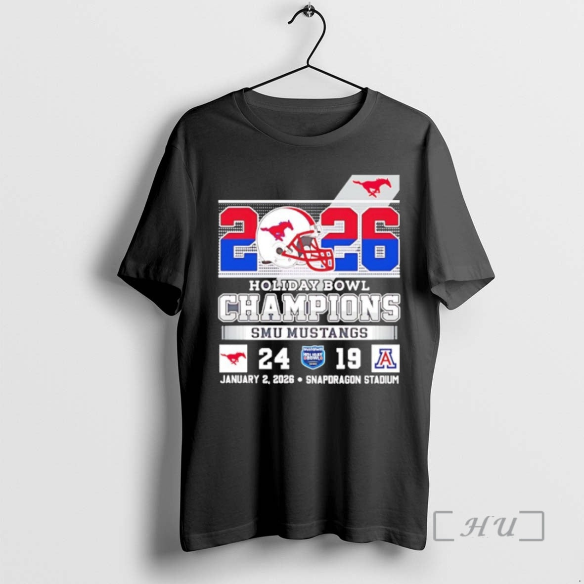 Officials 2026 Bowl Champions Smu Mustangs Jan 2 - Adult & Kids T-Shirts, Sweatshirts & Hoodies apparel design preview 1