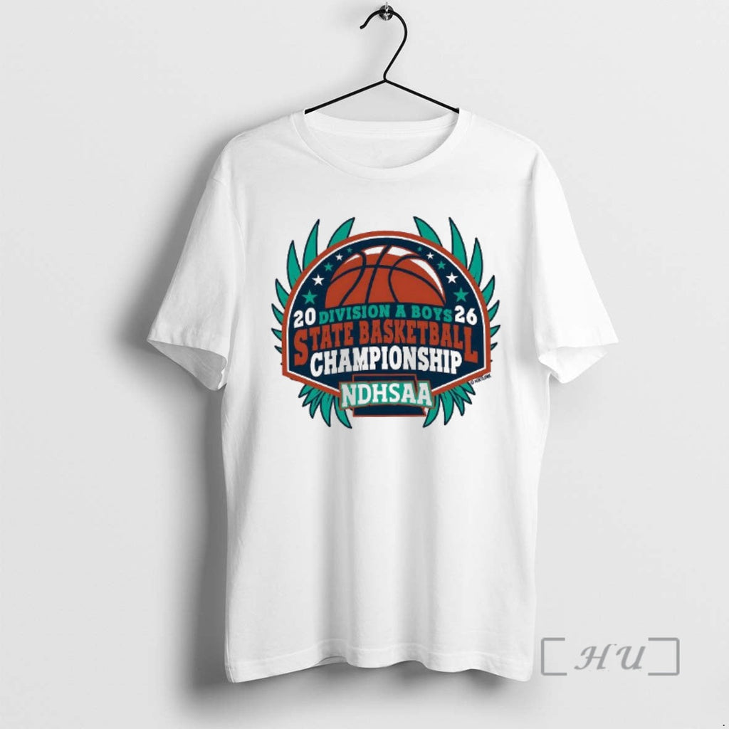 Officials 2026 Ndhsaa Division A Boys Basketball - Adult & Kids T-Shirts, Sweatshirts & Hoodies apparel design preview 1