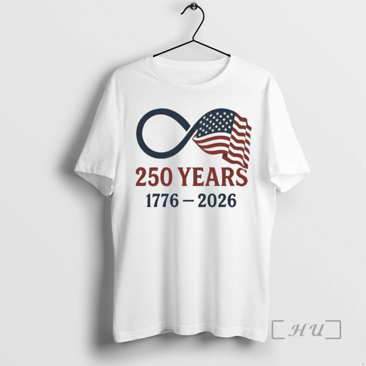Officials 250 Years Usa 1776 2026 Flag Infinity - Adult & Kids T-Shirts, Sweatshirts & Hoodies apparel design preview 1