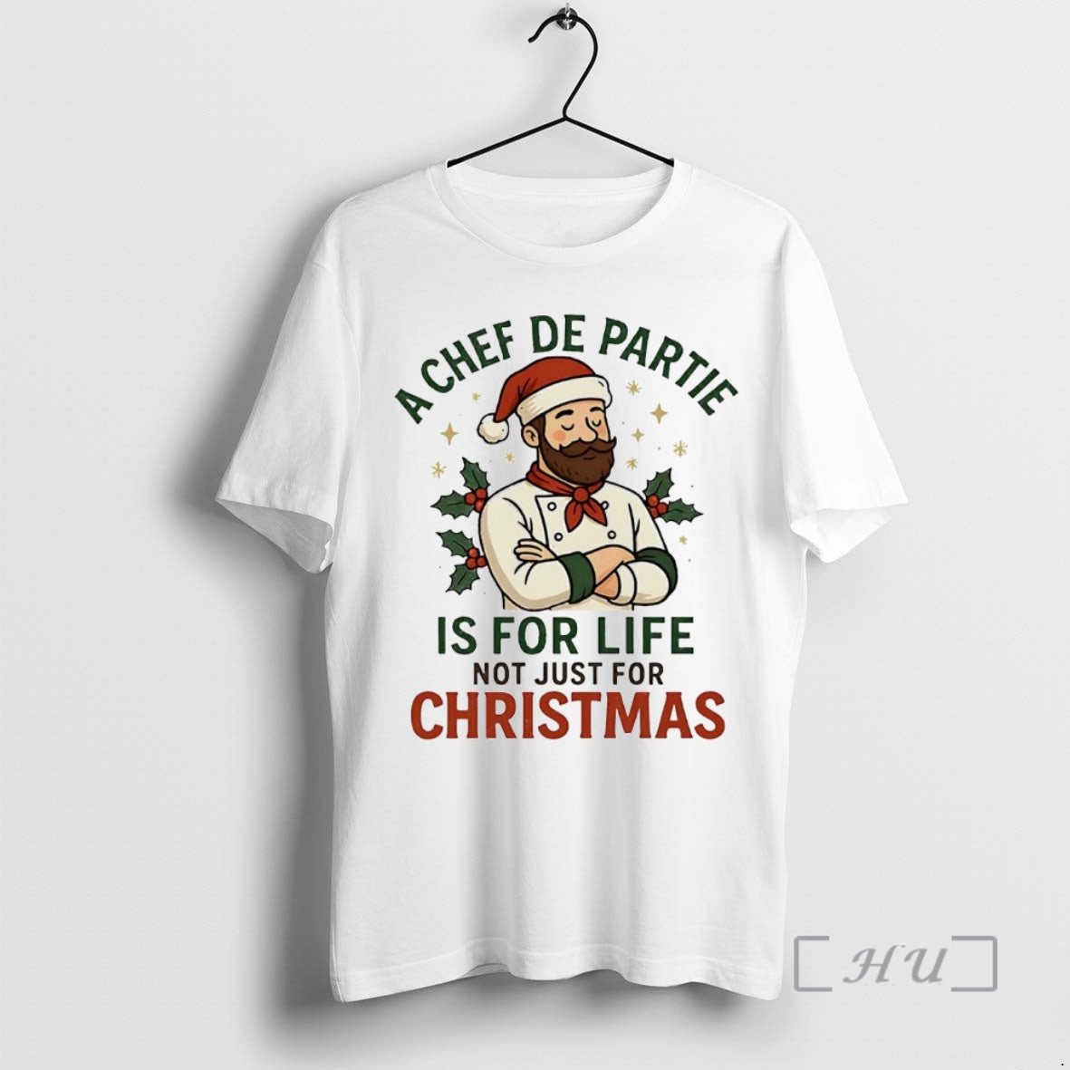 Officials Chef De Partie Is Life Not Just - Adult & Kids T-Shirts, Sweatshirts & Hoodies apparel design preview 1