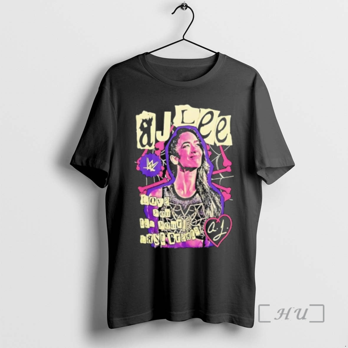 Officials Aj Lee Love You Til Your Last Breath - Adult & Kids T-Shirts, Sweatshirts & Hoodies apparel design preview 1
