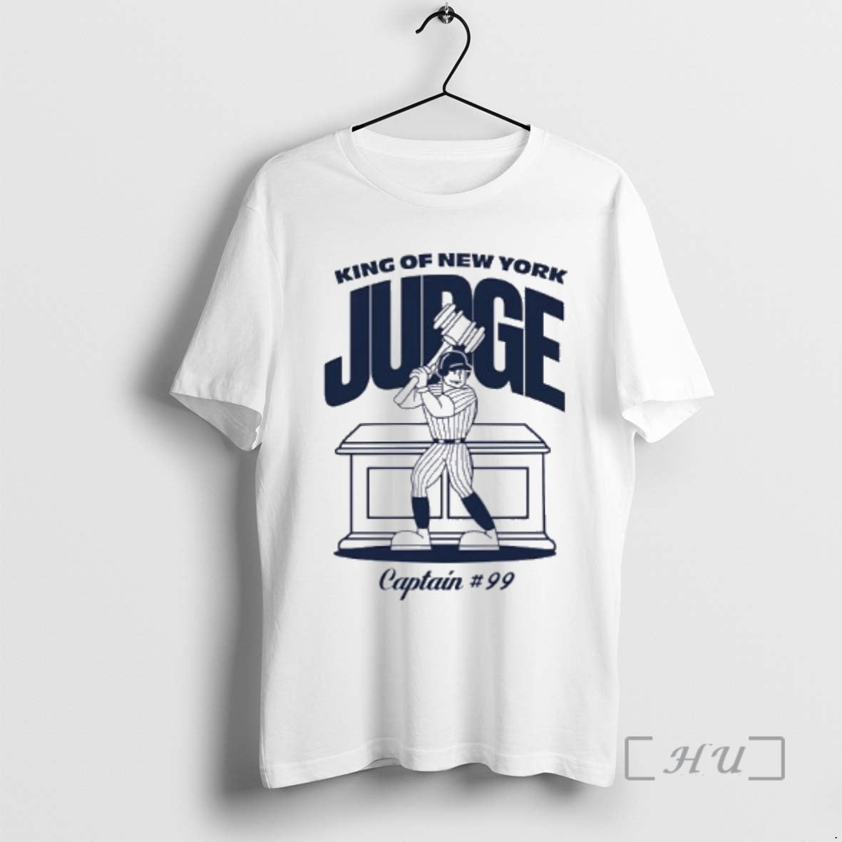Officials Aaron Judge King New York Yankees Captain - Adult & Kids T-Shirts, Sweatshirts & Hoodies apparel design preview 1