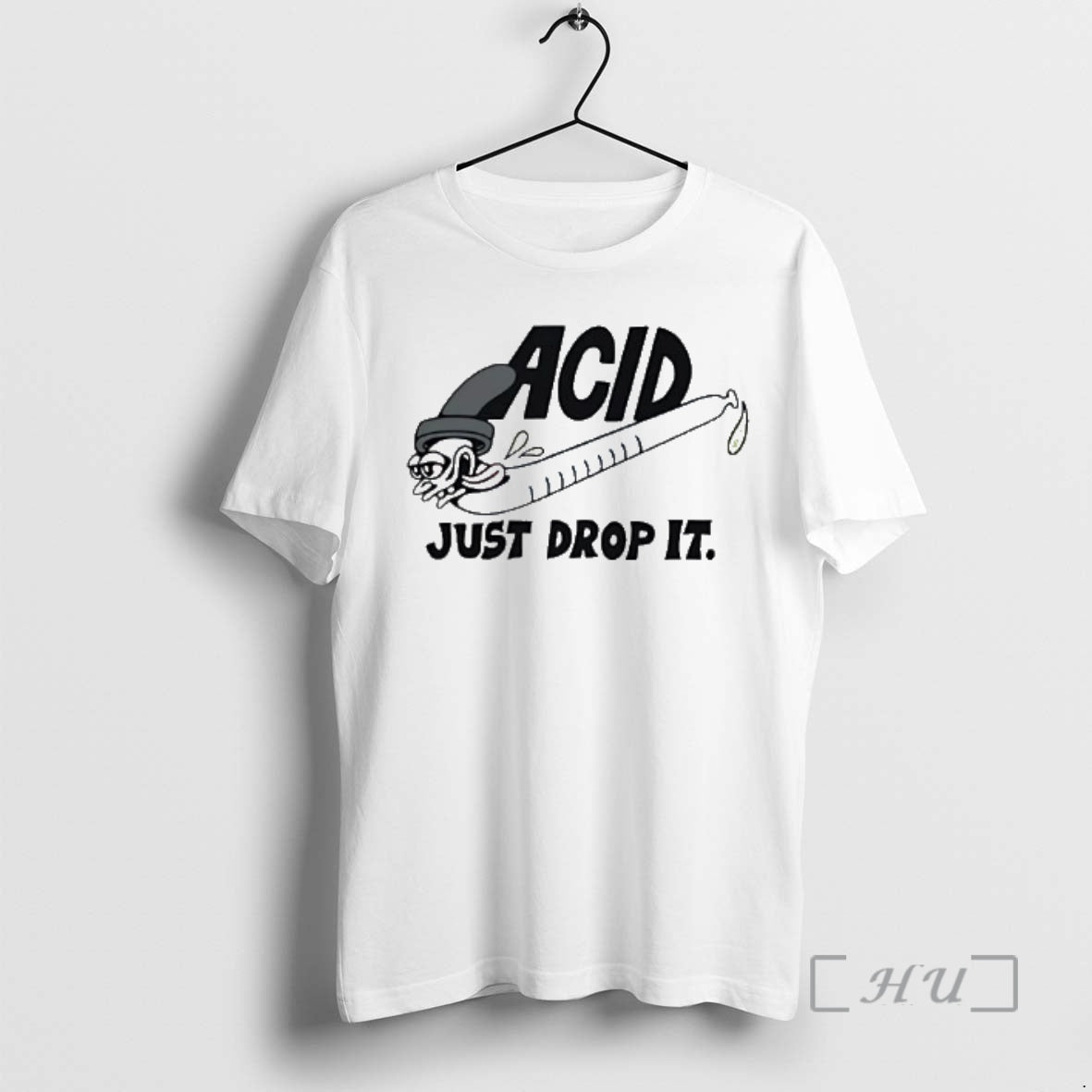 Officials Acid Just Drop It Cartoon Eyedropper - Adult & Kids T-Shirts, Sweatshirts & Hoodies apparel design preview 1