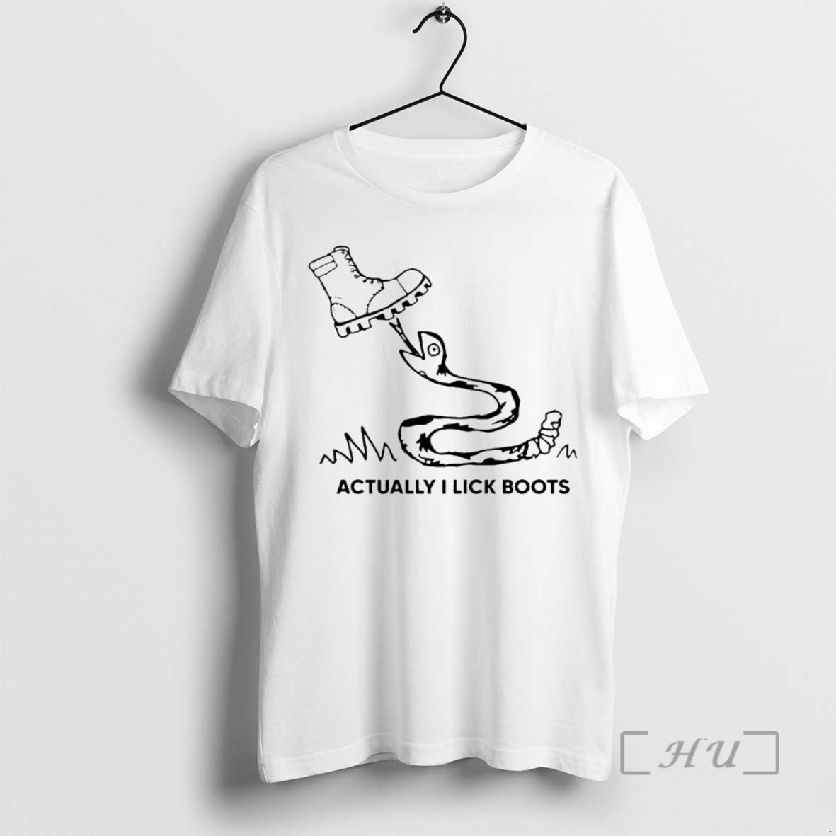 Officials Actually I Lick Boots Snake Circle - Adult & Kids T-Shirts, Sweatshirts & Hoodies apparel design preview 1