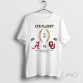 Officials Alabama Vs Oklahoma Cfp Playoffs Memorial - Adult & Kids T-Shirts, Sweatshirts & Hoodies apparel design preview 1