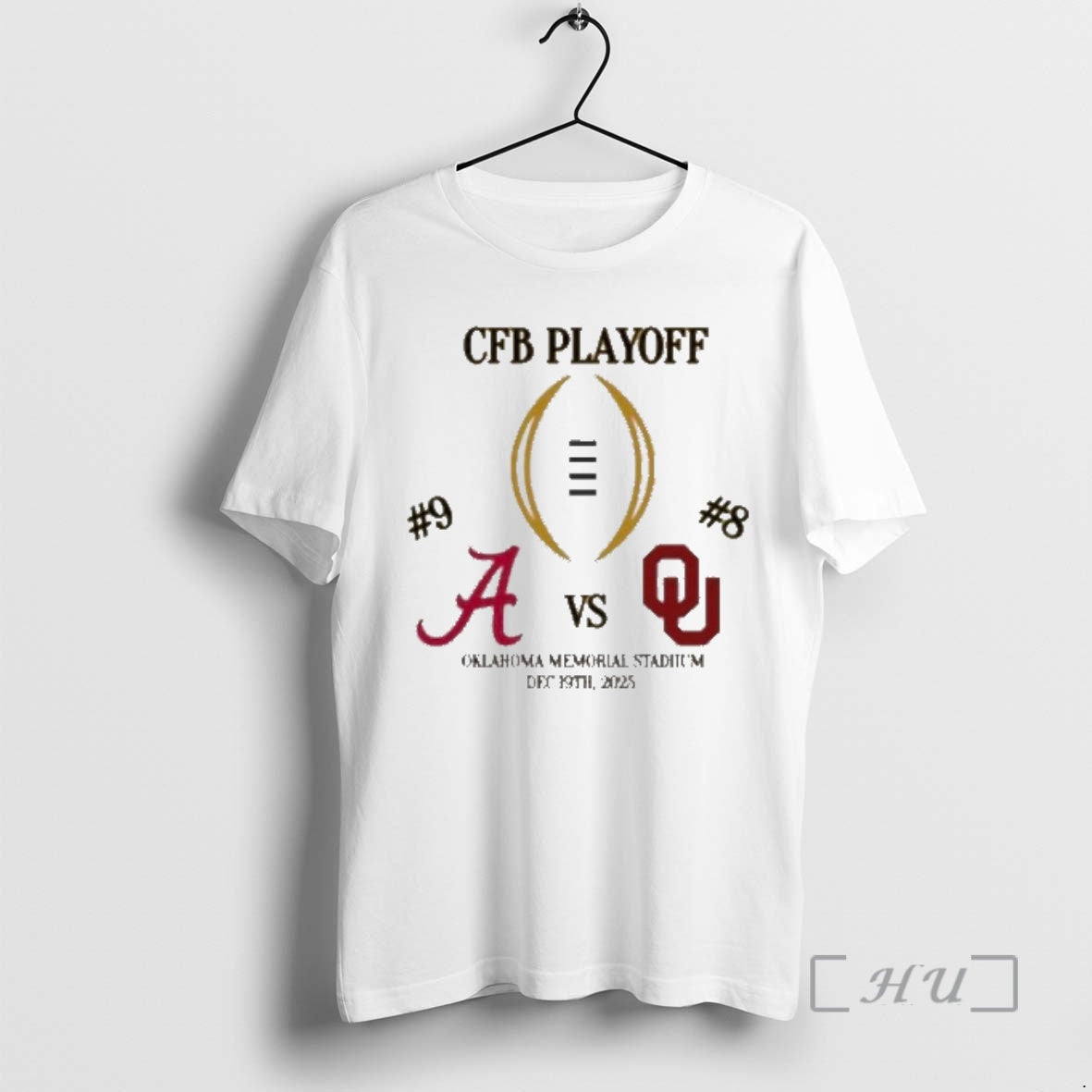 Officials Alabama Vs Oklahoma Cfp Playoffs Memorial - Adult & Kids T-Shirts, Sweatshirts & Hoodies apparel design preview 1