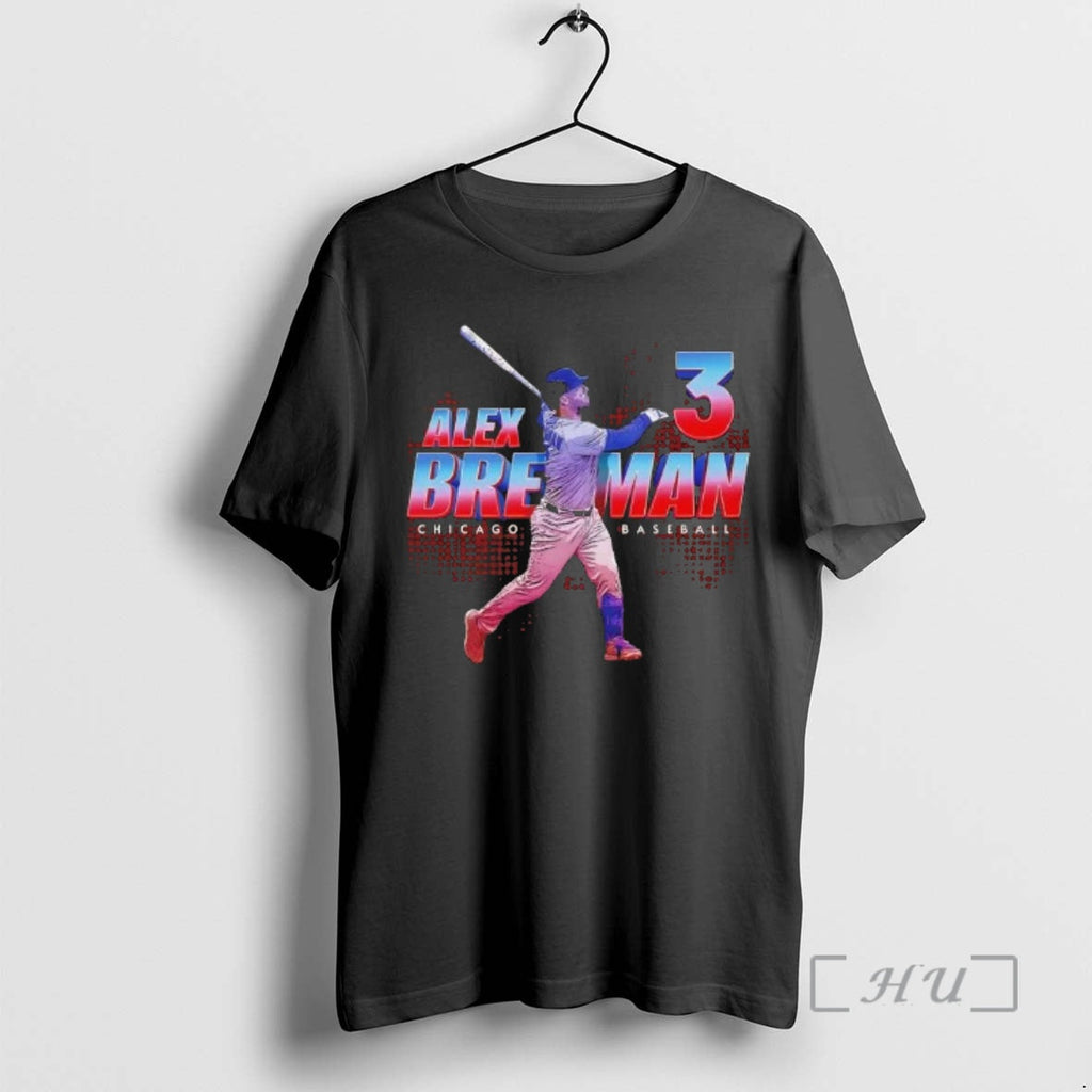 Officials Alex Bregman Chicago Cubs Swing Baseball - Adult & Kids T-Shirts, Sweatshirts & Hoodies apparel design preview 1