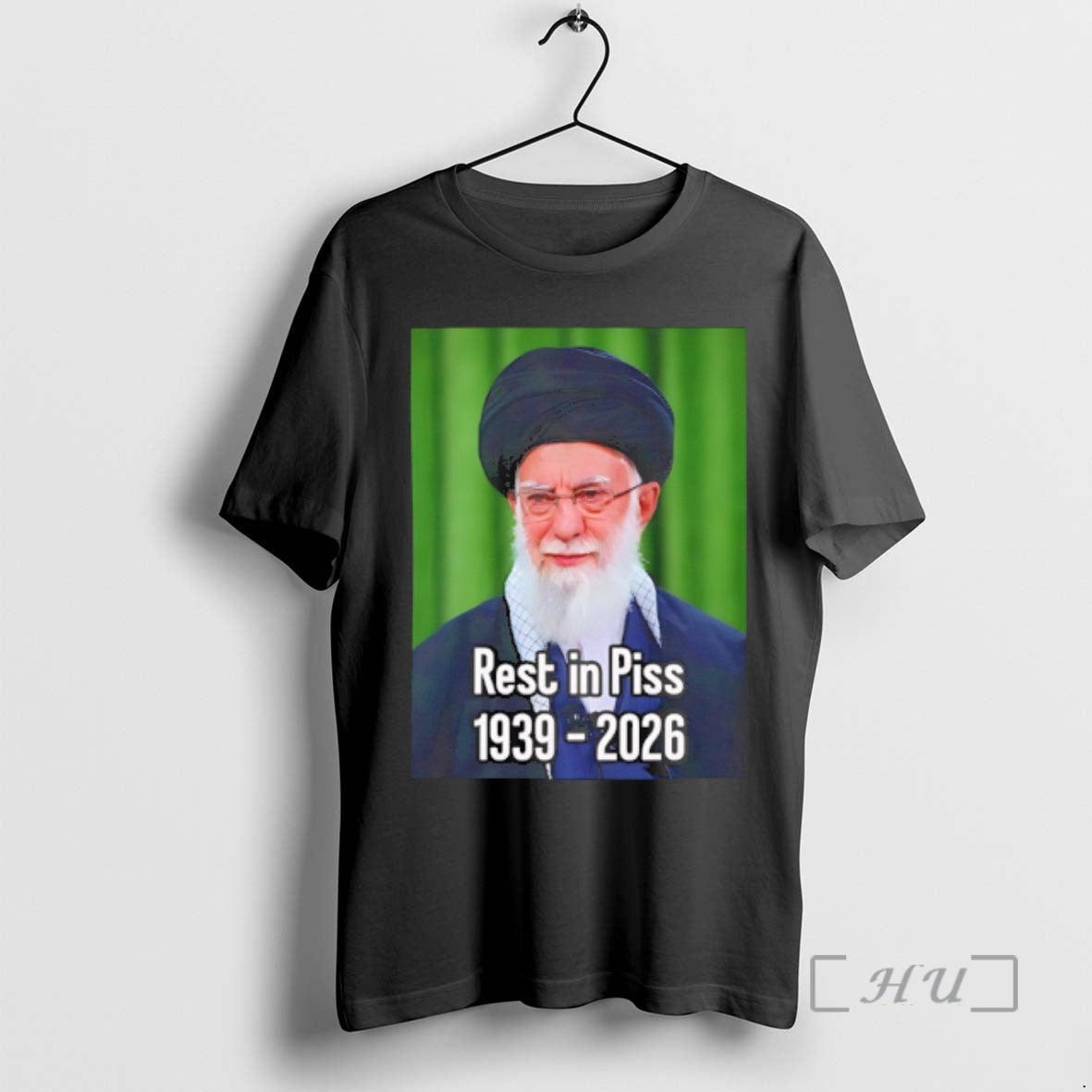 Officials Ali Khamenei Iran Rest In Piss 1939 2026 - Adult & Kids T-Shirts, Sweatshirts & Hoodies apparel design preview 1