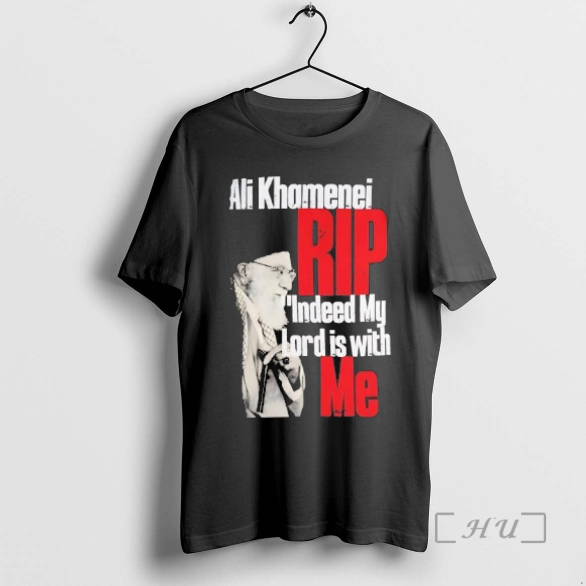 Officials Ali Khamenei Rip Indeed My Lord Is With Me - Adult & Kids T-Shirts, Sweatshirts & Hoodies apparel design preview 1