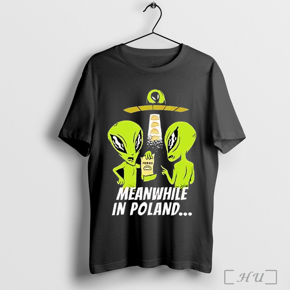 Officials Alien Abduction Pierogi Polish Meanwhile In - Adult & Kids T-Shirts, Sweatshirts & Hoodies apparel design preview 1
