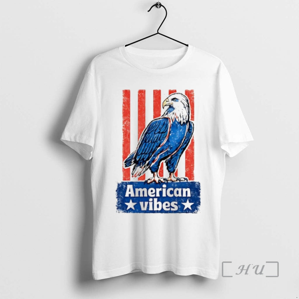 Officials American Vibes Usa Patriotic Eagle Vintage - Adult & Kids T-Shirts, Sweatshirts & Hoodies apparel design preview 1