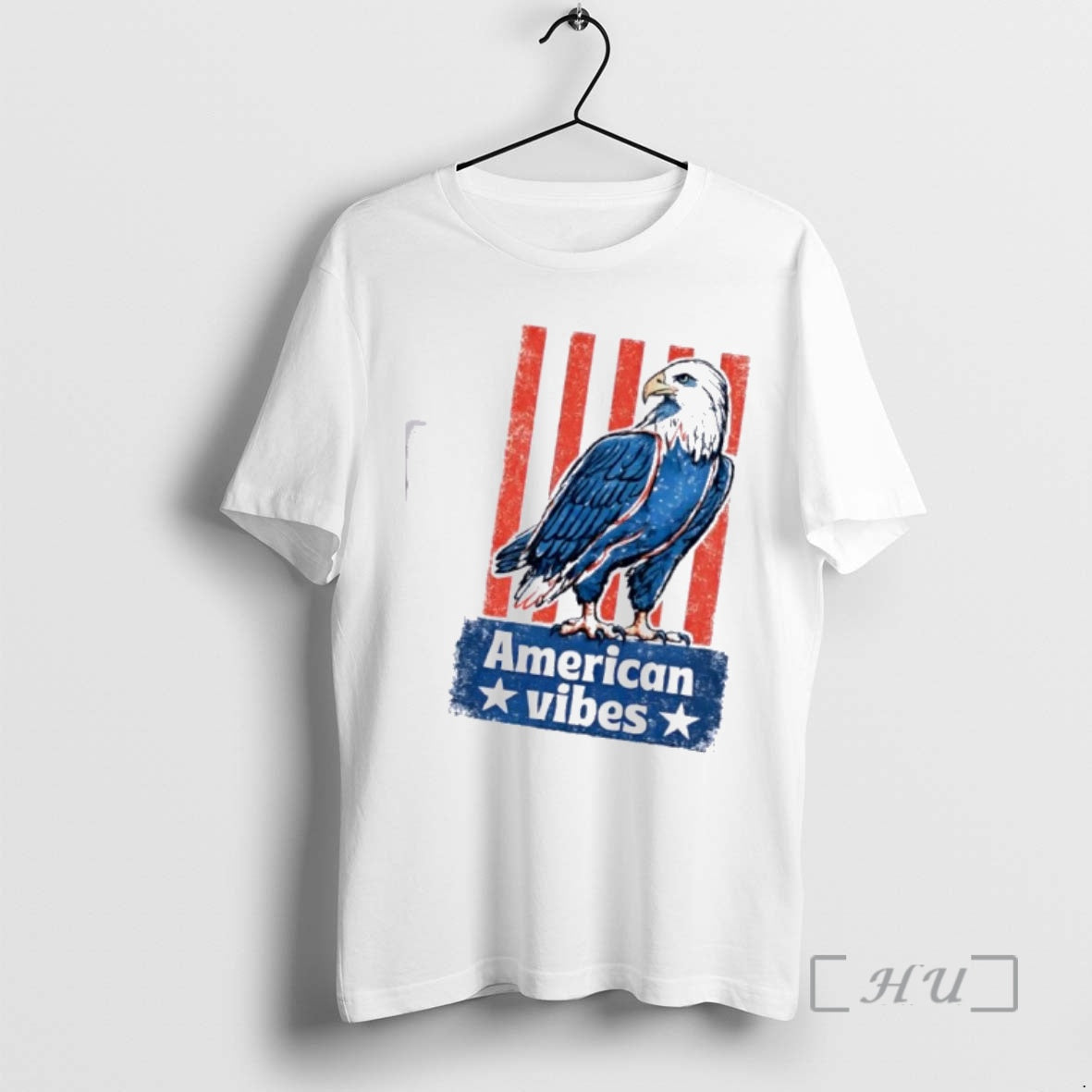 Officials American Vibes Usa Vintage Patriotic Eagle - Adult & Kids T-Shirts, Sweatshirts & Hoodies apparel design preview 1