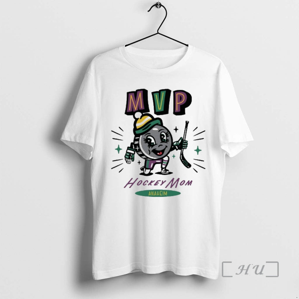 Officials Anaheim Ducks 2025 Mvp Hockey Mom - Adult & Kids T-Shirts, Sweatshirts & Hoodies apparel design preview 1