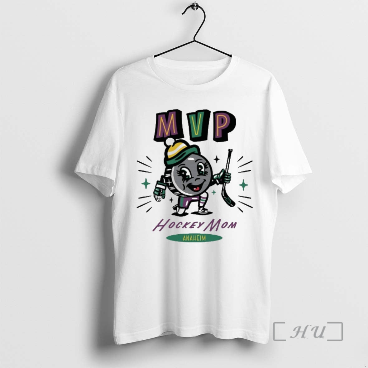Officials Anaheim Ducks 2025 Mvp Hockey Mom - Adult & Kids T-Shirts, Sweatshirts & Hoodies apparel design preview 1