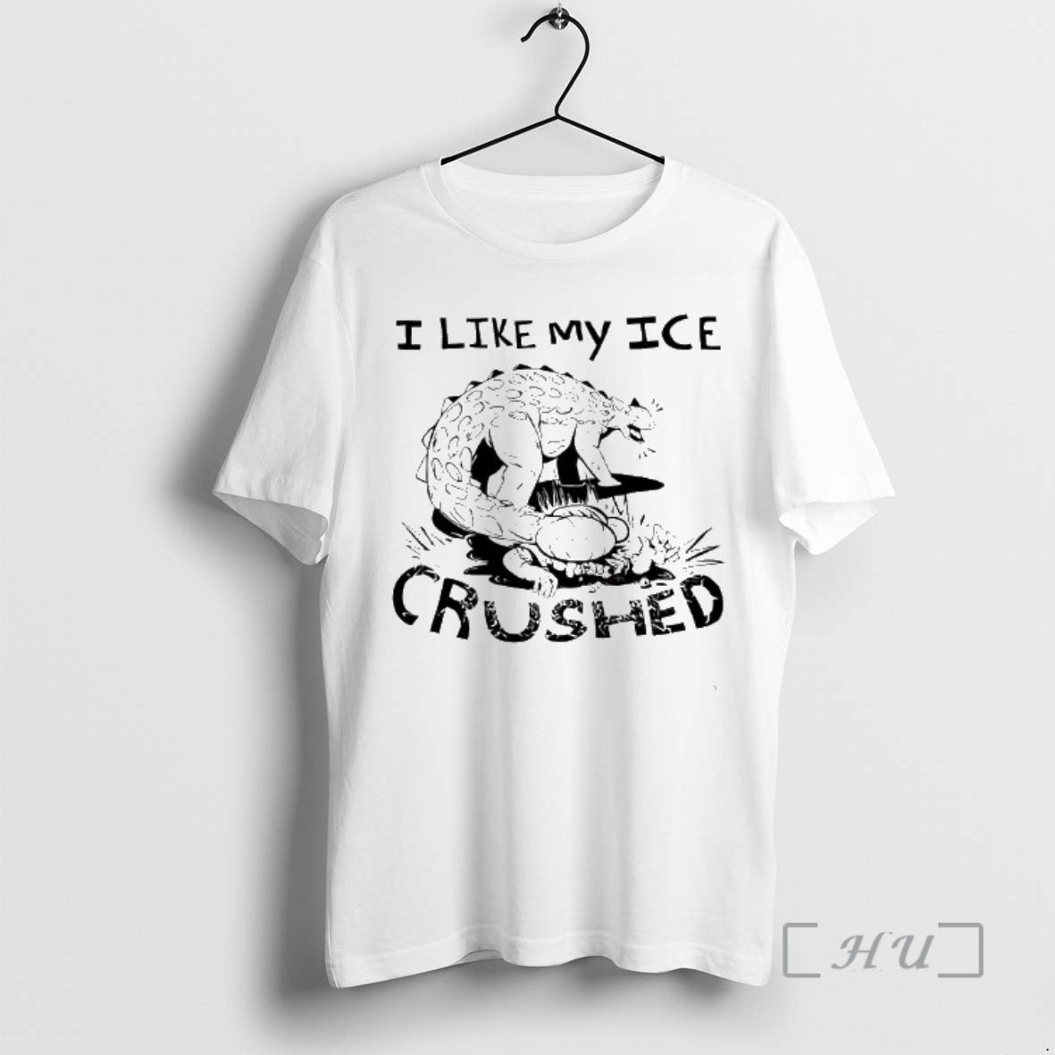 Officials Ankylosaurus I Like My Ice Crushed - Adult & Kids T-Shirts, Sweatshirts & Hoodies apparel design preview 1