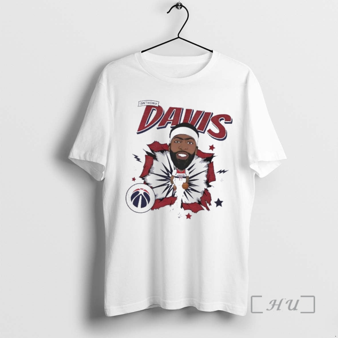 Officials Anthony Davis Washington Wizards Basketball - Adult & Kids T-Shirts, Sweatshirts & Hoodies apparel design preview 1