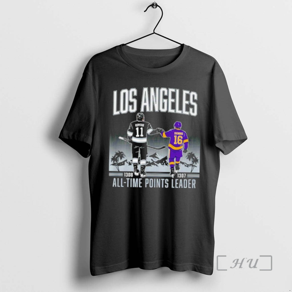 Officials Anze Kopitar And Marcel Dionne Los Angeles - Adult & Kids T-Shirts, Sweatshirts & Hoodies apparel design preview 1