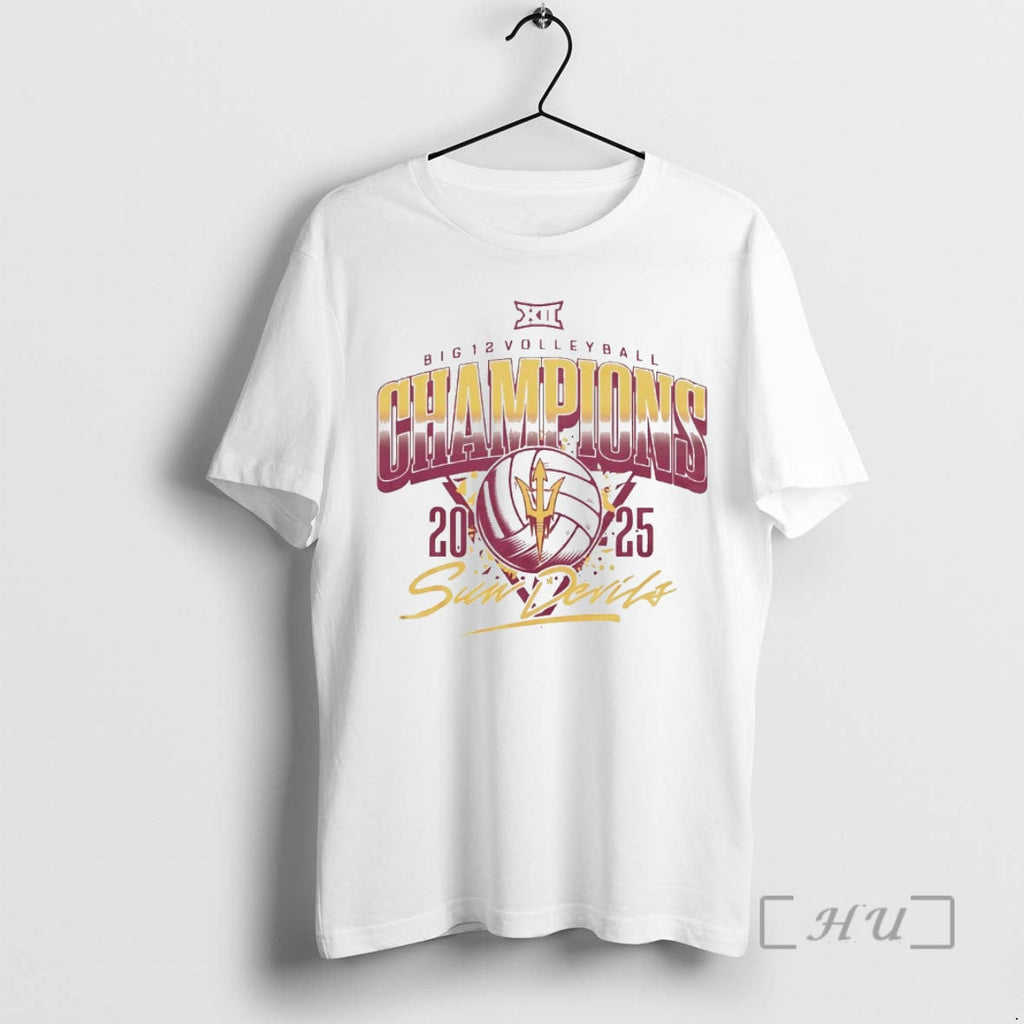 Officials Arizona State Sun Devils 2025 Big 12 - Adult & Kids T-Shirts, Sweatshirts & Hoodies apparel design preview 1