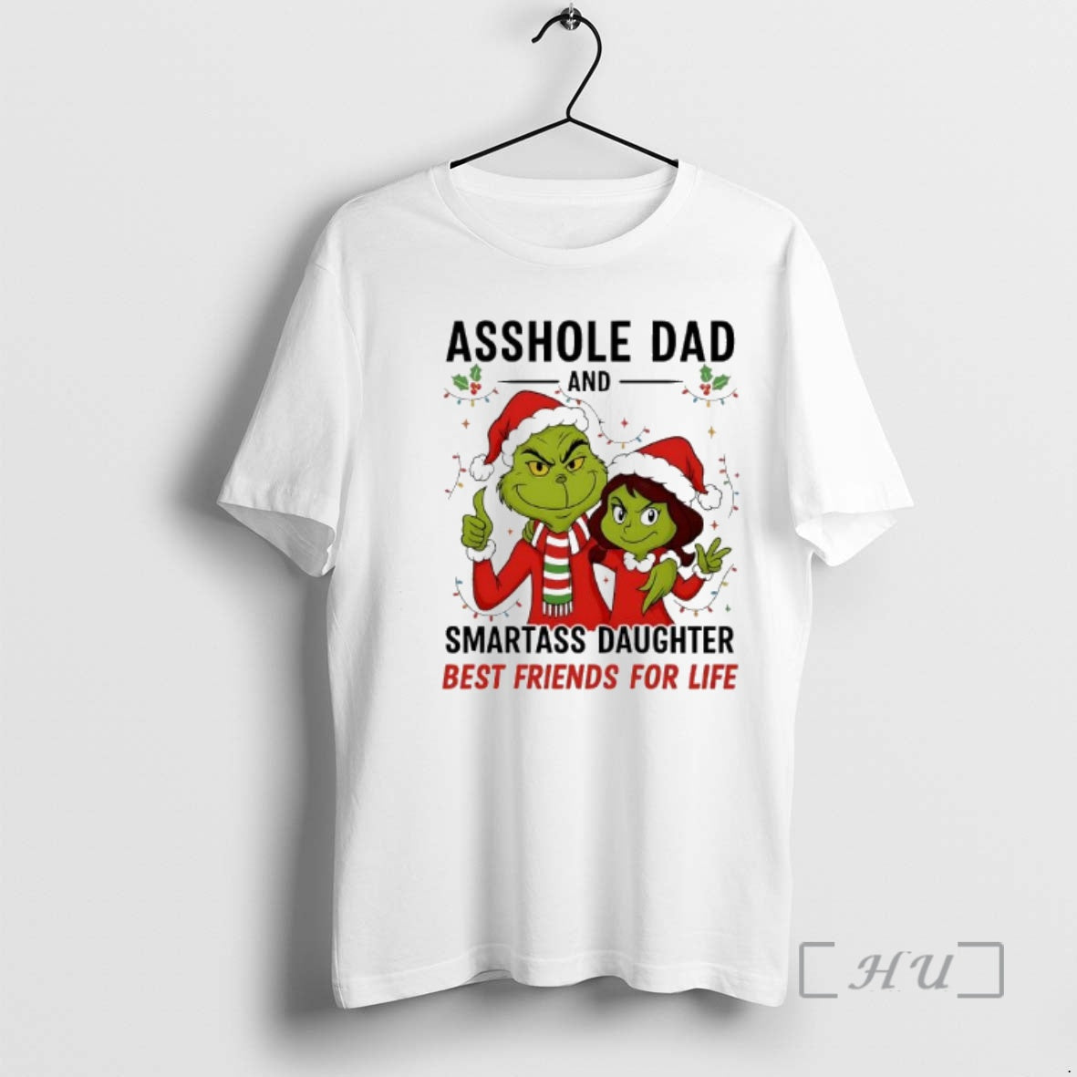Officials Asshole Dad Smartass Daughter Best Friends - Adult & Kids T-Shirts, Sweatshirts & Hoodies apparel design preview 1