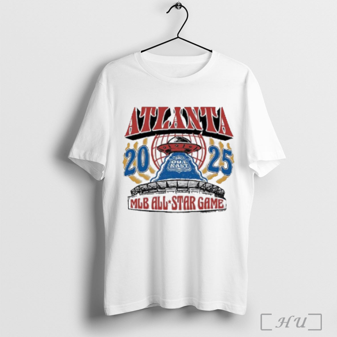 Officials Atlanta Braves X Outkast Homage 2025 Mlb - Adult & Kids T-Shirts, Sweatshirts & Hoodies apparel design preview 1