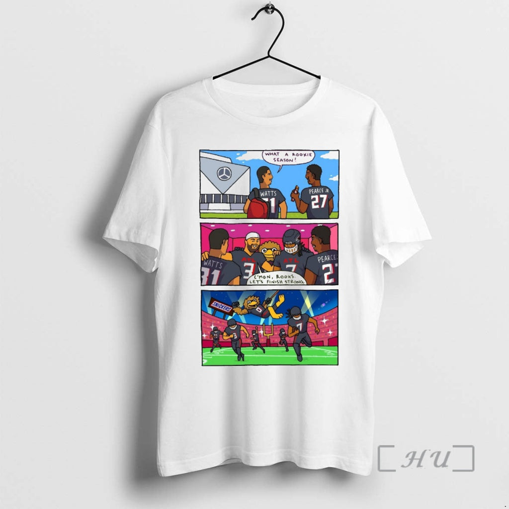 Officials Atlanta Falcons What Rookie Season Cmon - Adult & Kids T-Shirts, Sweatshirts & Hoodies apparel design preview 1
