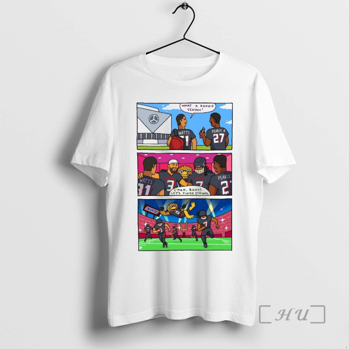Officials Atlanta Falcons What Rookie Season Cmon - Adult & Kids T-Shirts, Sweatshirts & Hoodies apparel design preview 1