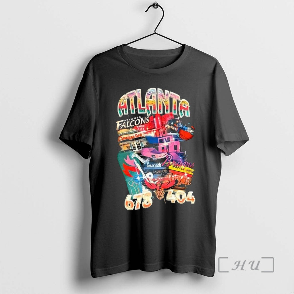 Officials Atlanta Falcons Braves 678 404 - Adult & Kids T-Shirts, Sweatshirts & Hoodies apparel design preview 1