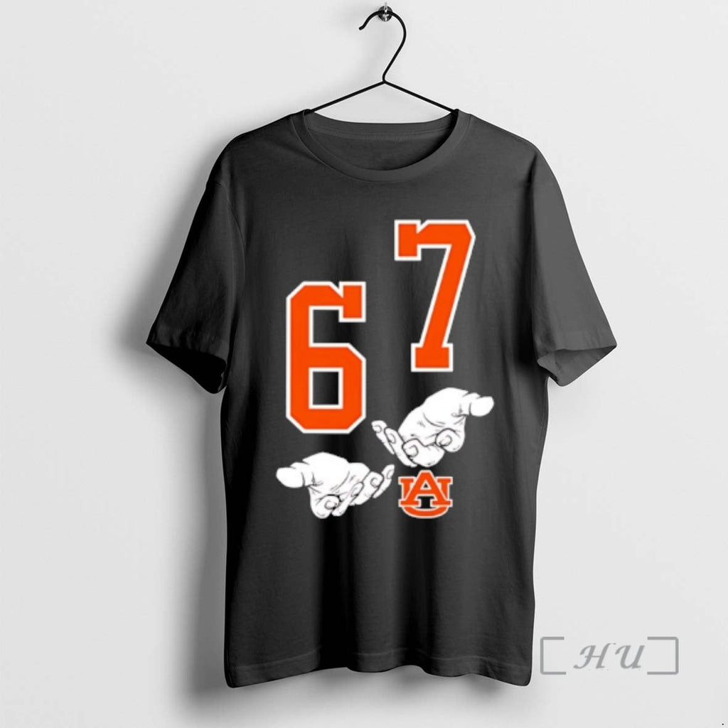 Officials Auburn Tigers Six Seven 67 - Adult & Kids T-Shirts, Sweatshirts & Hoodies apparel design preview 1
