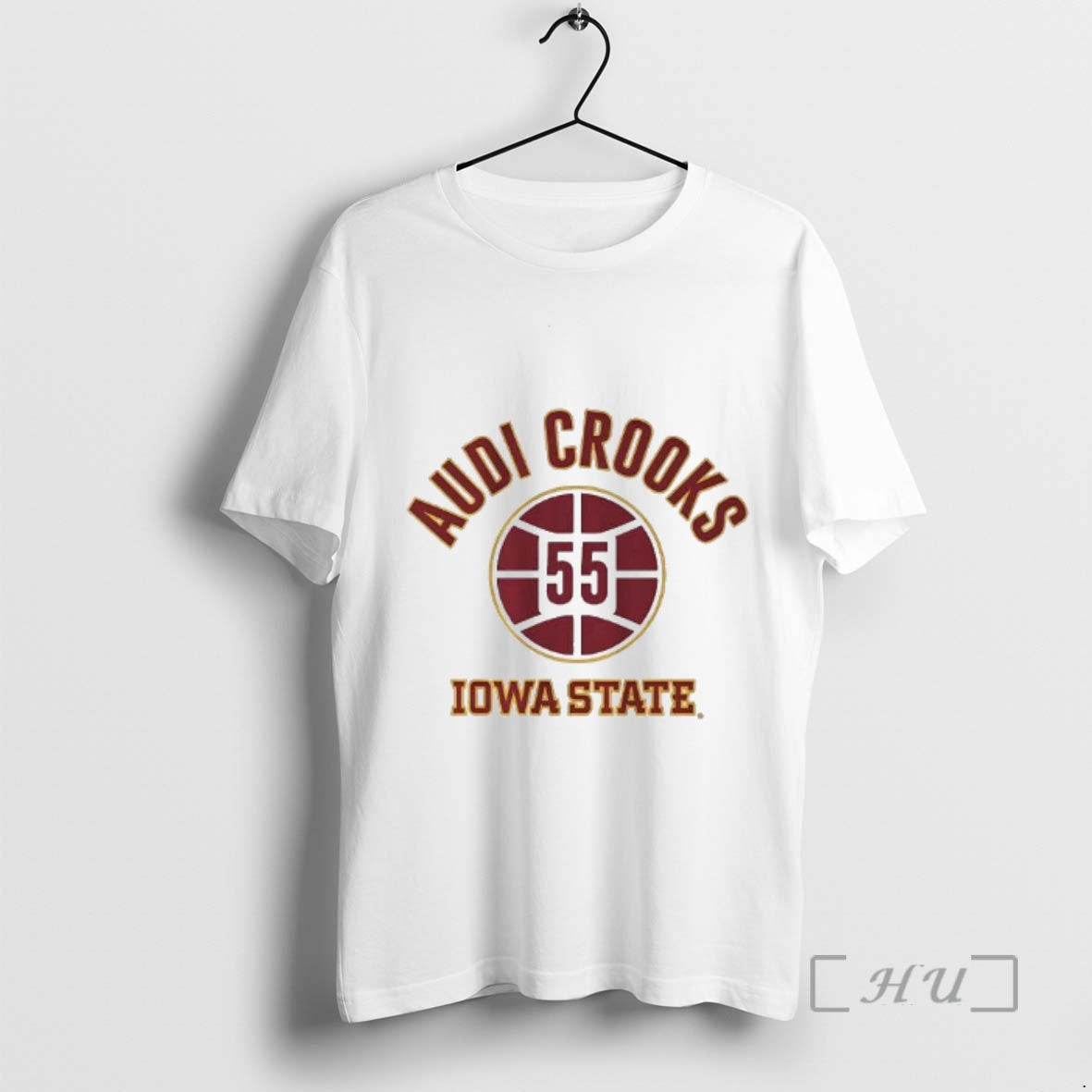 Officials Audi Crooks Name Number Hoops Iowa State - Adult & Kids T-Shirts, Sweatshirts & Hoodies apparel design preview 1